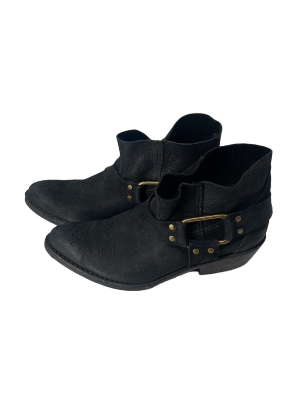Anine Bing Leather boots Nubuck Moto
Biker Harness Western Ankle
Booties
